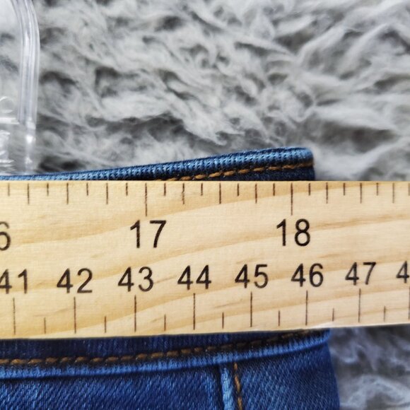 Old Navy Jeans Womens Size 16 Blue Mid-Rise Kicker Bootcut Stretch Denim - Picture 5 of 12